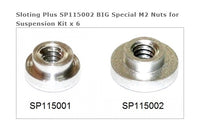 SP115002 Special BIG M2 Nuts for Suspension Kit x 6