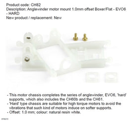 CH82 Motor Mount Hard - Offset 1.0mm for Boxer-Flat