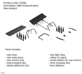 CS26P McLaren M8D - Tearproof Parts