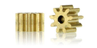 PI559O15 9t 5.5mm Inline Brass Pinion for 1.5mm Motor Shafts